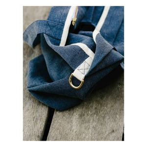 Adorna – Leinen-Einkaufstasche | Marineblau