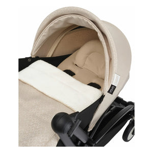 Stokke® - YOYO³ Bonpoint 0+ Neugeborenen-Kinderwagen Schwarzes Gestell | Beige