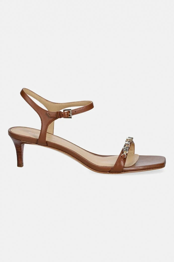 MICHAEL Michael Kors Dina Kitten Sandal Deri Sandalet