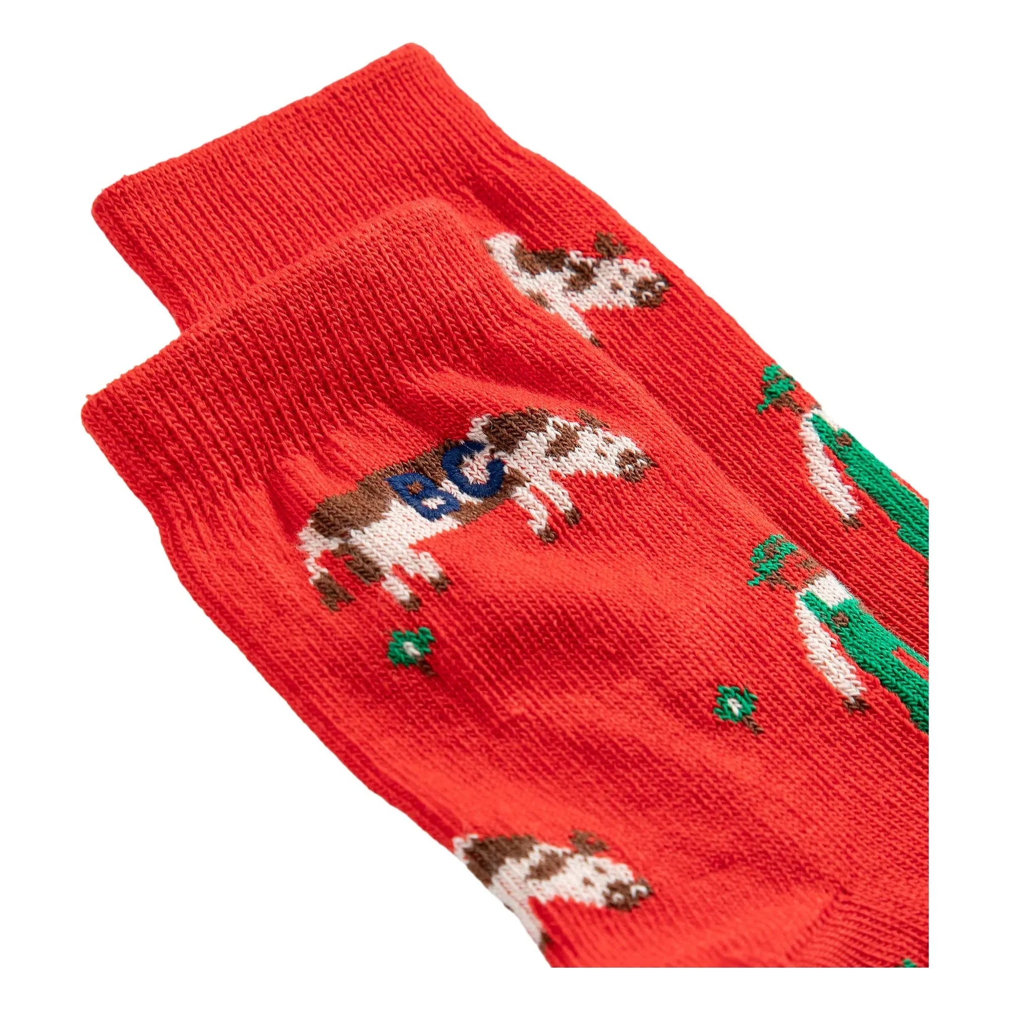 Bobo Choses - Bauernhof-Socken aus Bio-Baumwolle | Rot