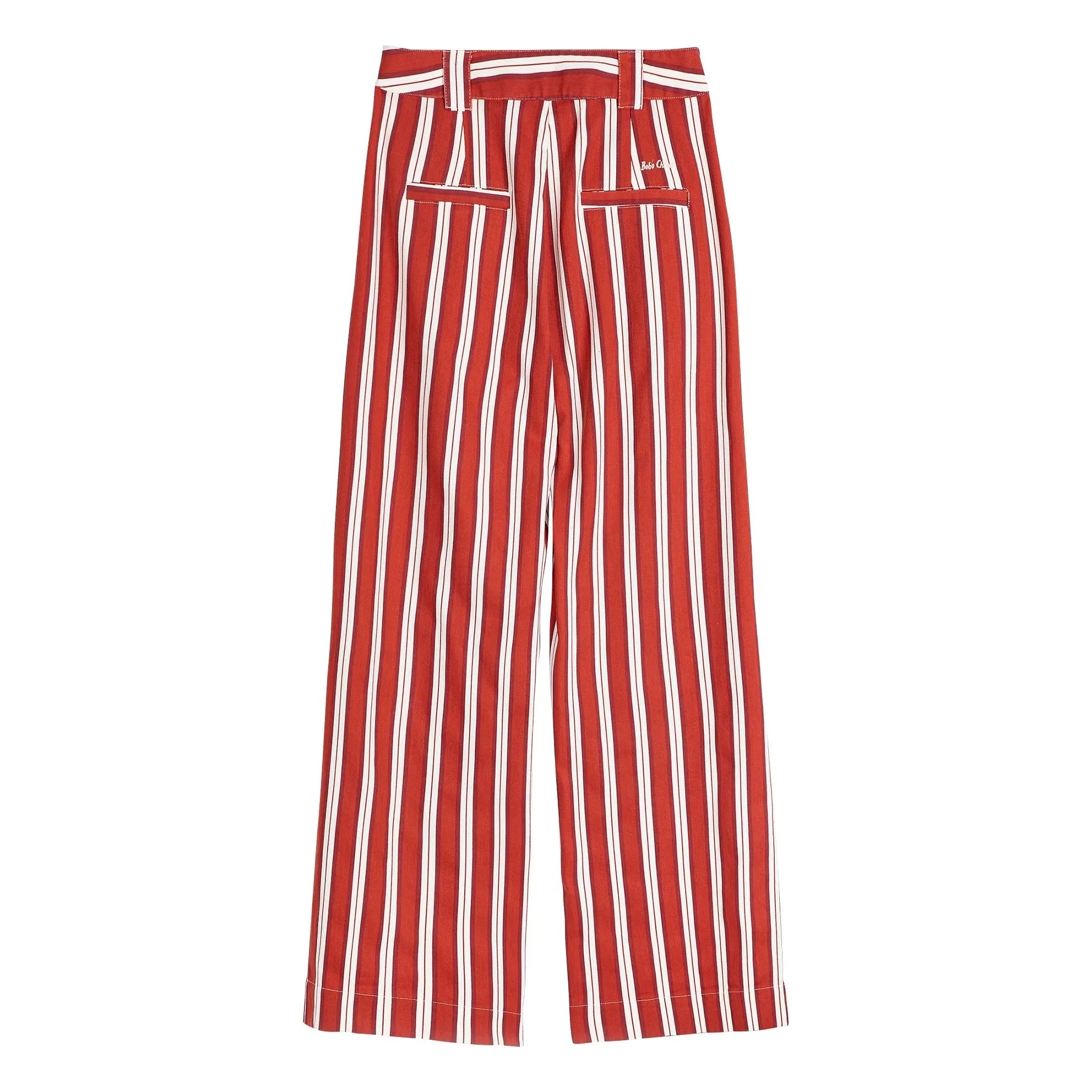 Bobo Choses - Gestreifte Baumwollhose | Rot