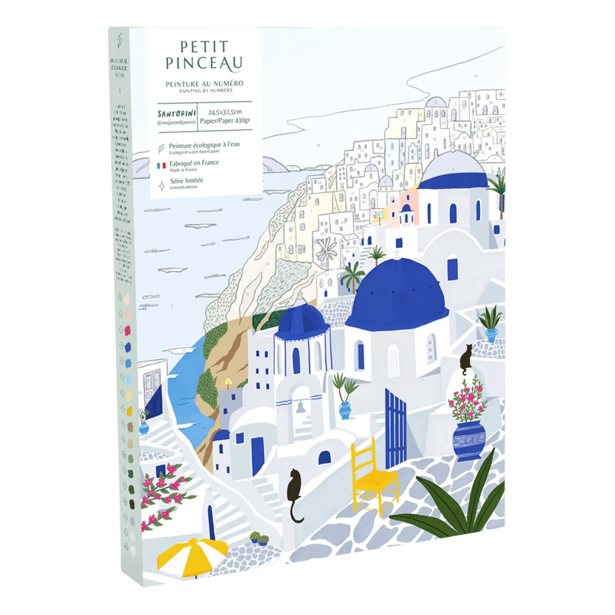 La Petite Épicerie - Malen nach Zahlen-Set - Santorini von Maja Tomljanovic