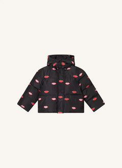 Stella McCartney Kids - Doudoune Bouches | Siyah