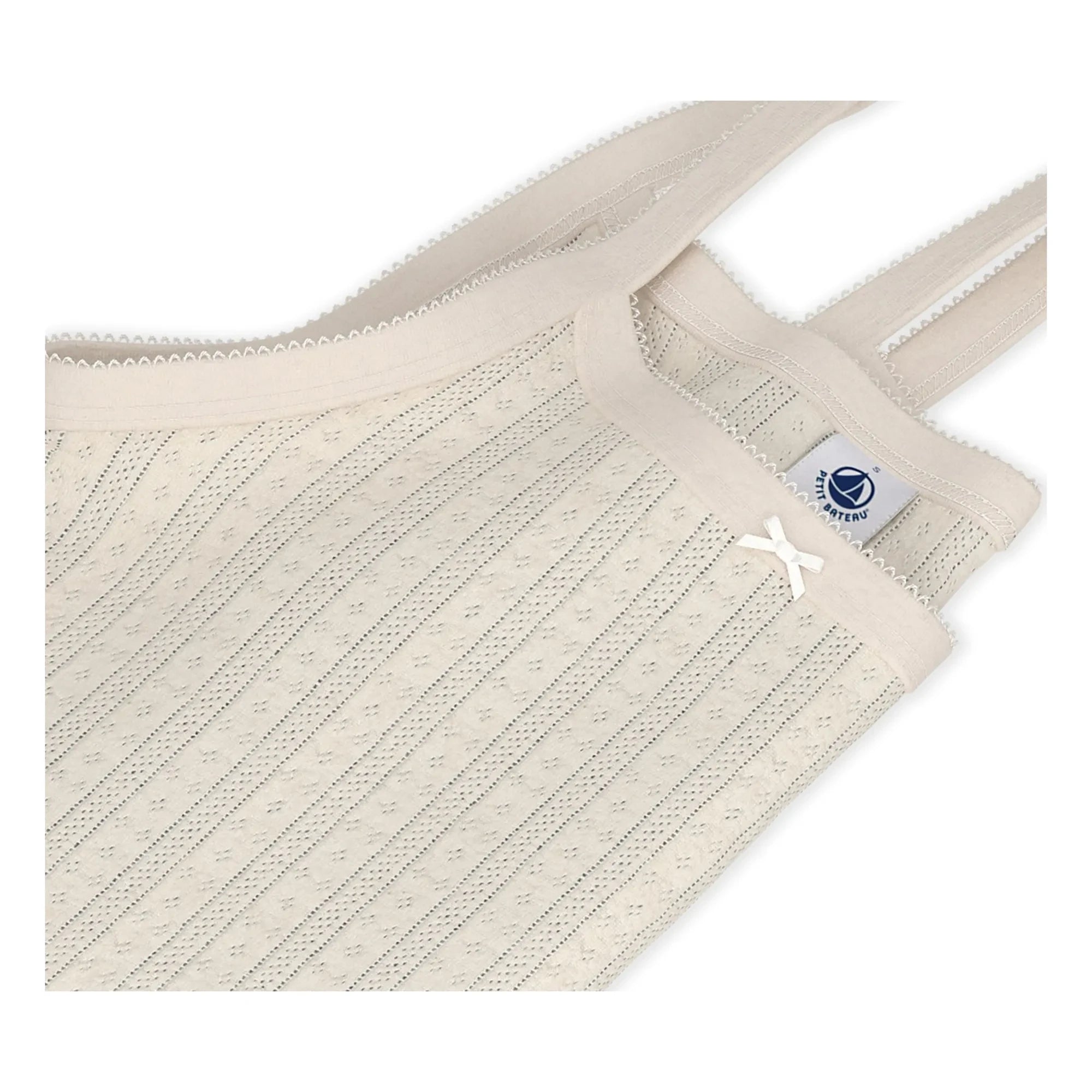 Petit Bateau - Ajour-Top | Ecru