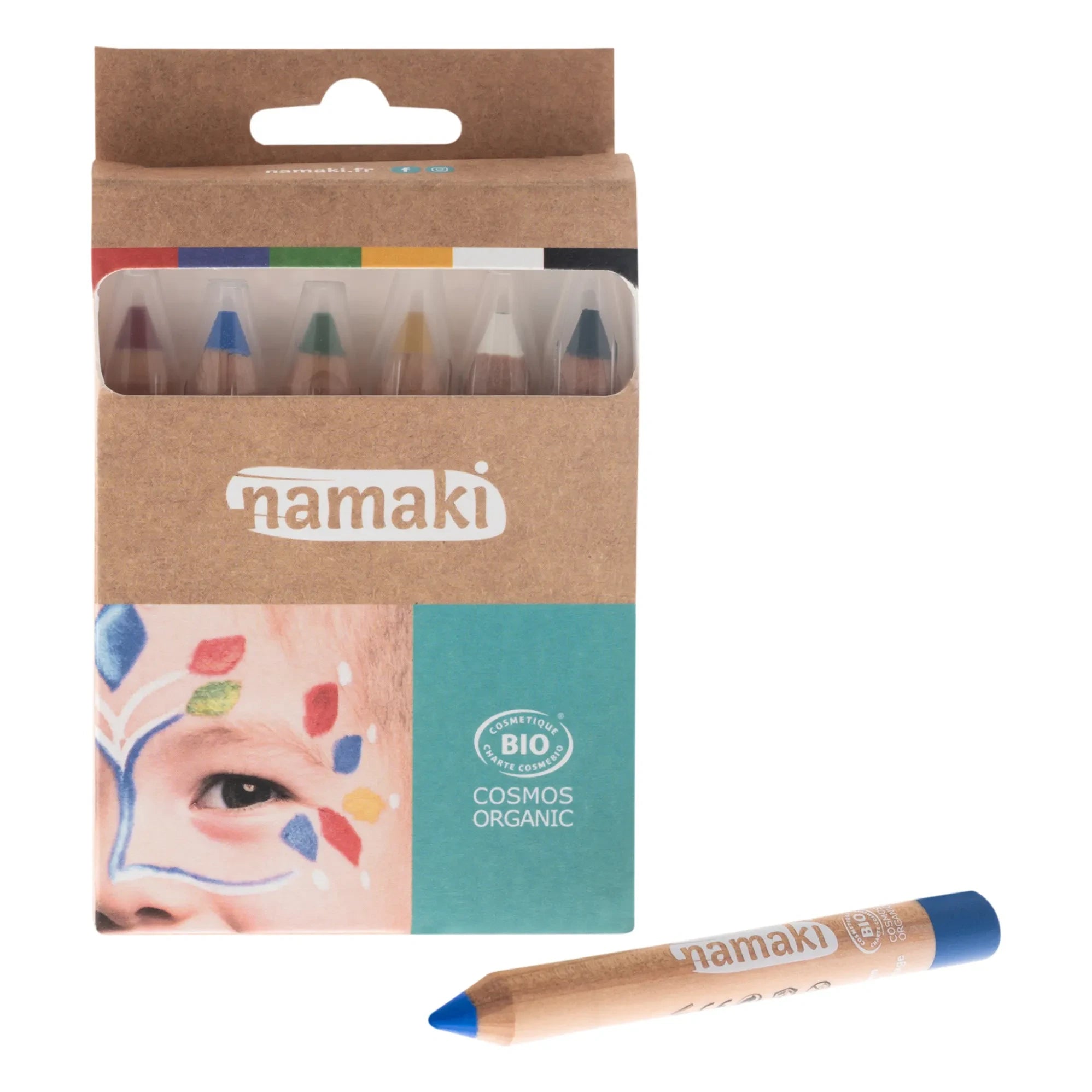 Namaki - Regenbogen Schminkstifte - 6er Set
