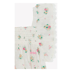 Bonton - Lalix Bouquets Smok-Overall | Weiß