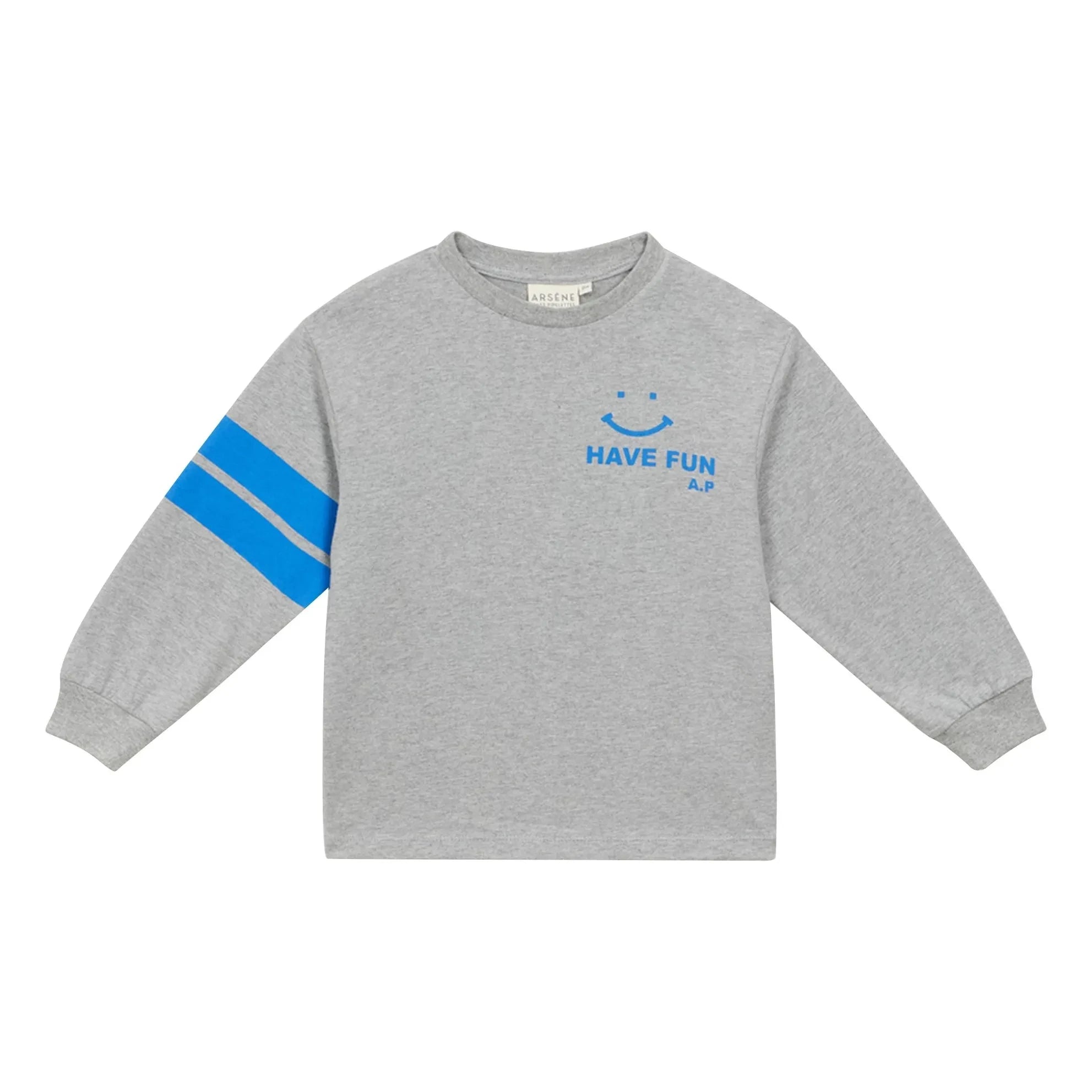 Arsène et Les Pipelettes - T-Shirt Gaston Bio-Baumwolle | Grau