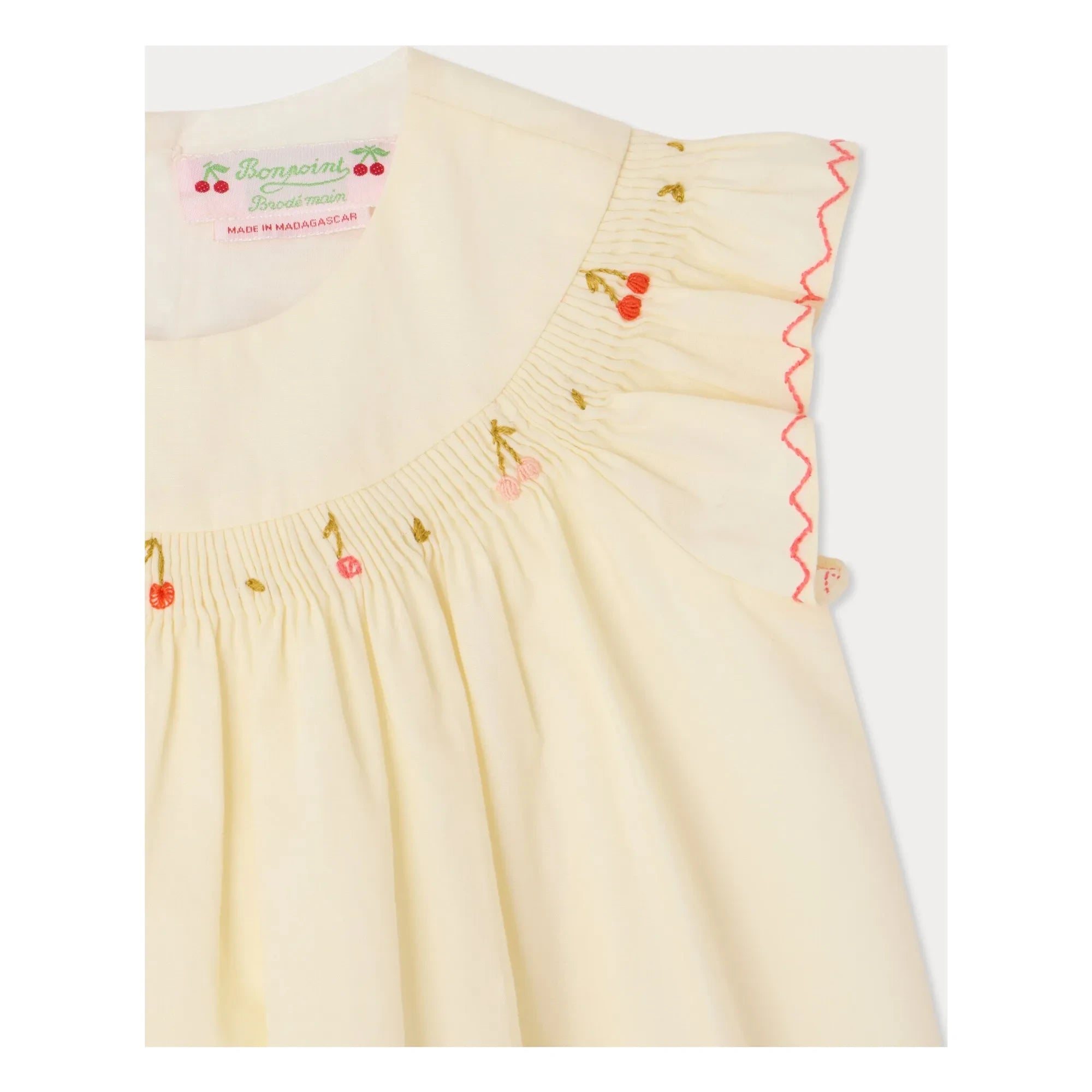 Bonpoint - Amantine Kleid aus Bio-Baumwolle | Ecru