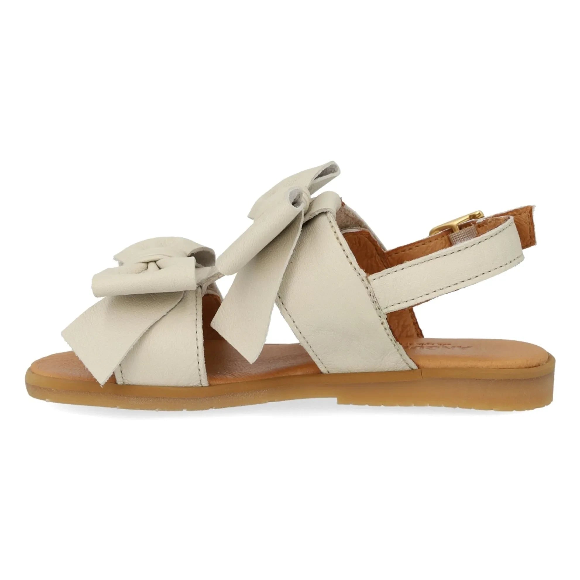 Angulus - Sandalen mit Knoten | Creme