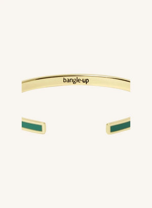 Bangle Up - Smaragdgrünes Armband
