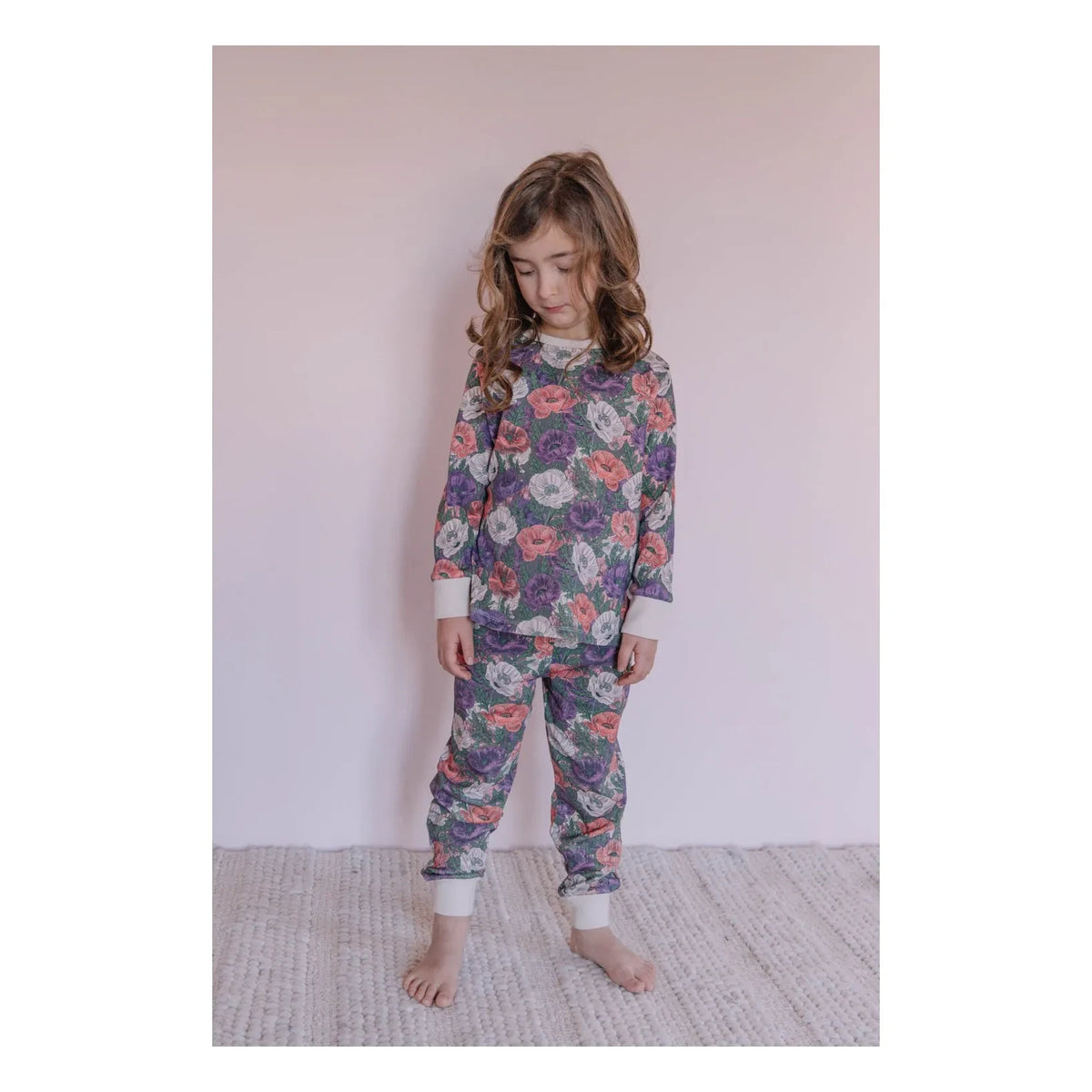 Studio Bohème - Dodo Flowers Organik Pamuk Pijama | Mor