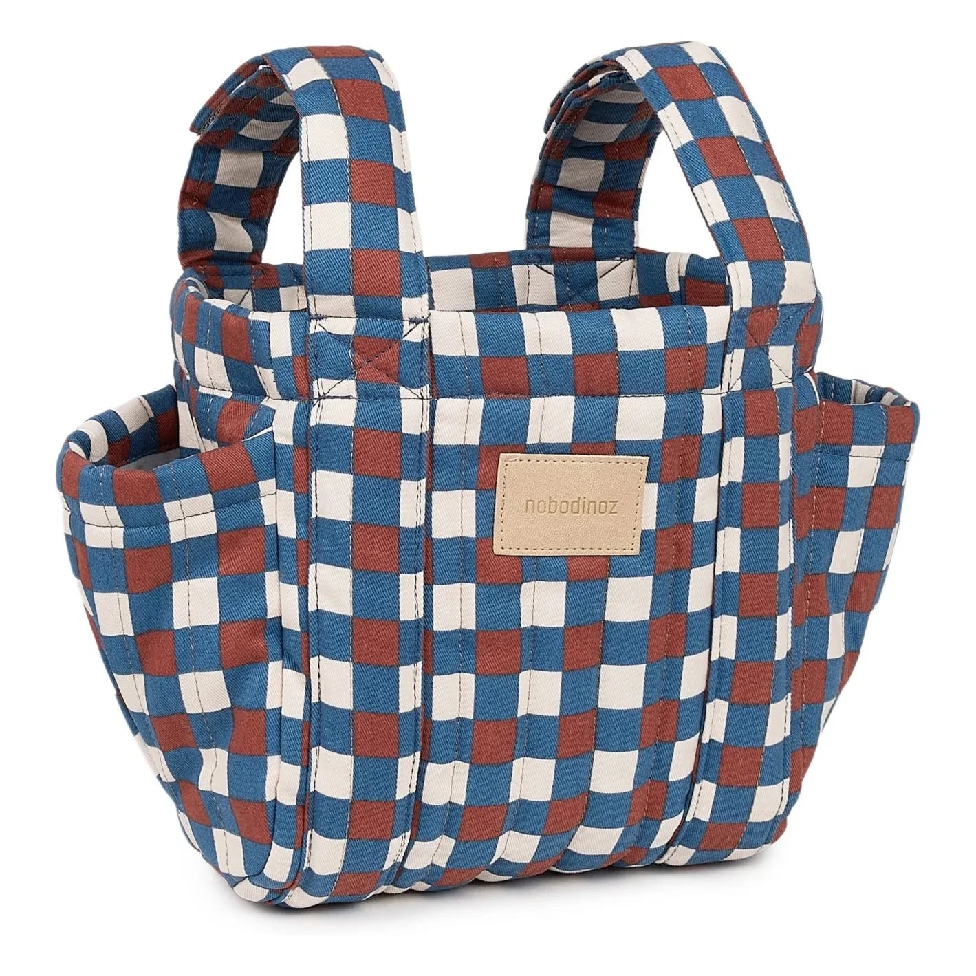 Nobodinoz - Hyde Park Mosaic Kinderwagen-Organizer Tasche | Blau