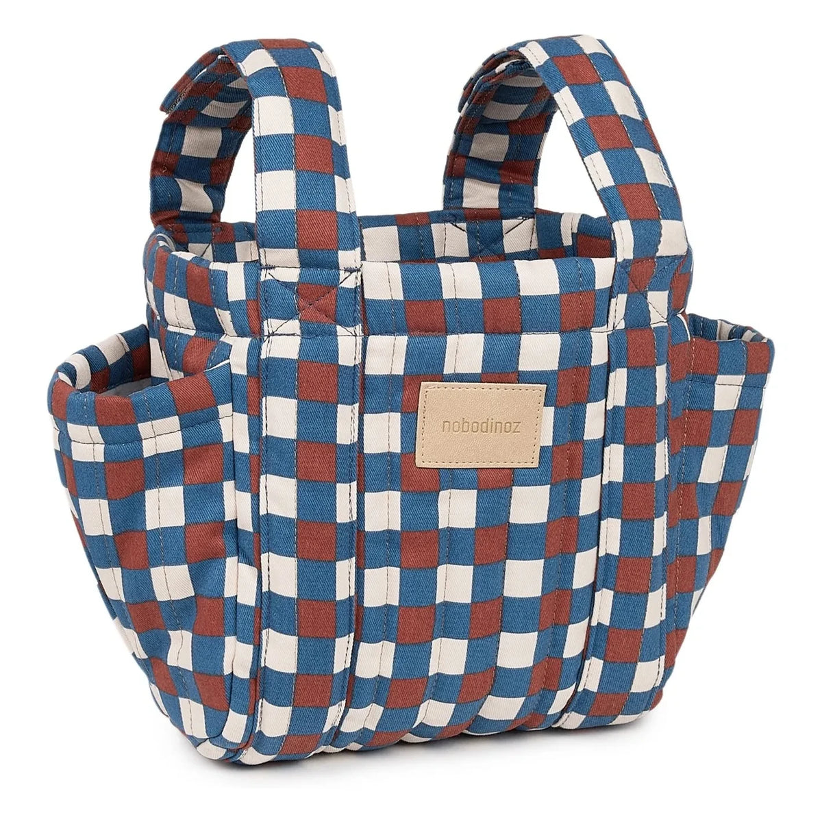 Nobodinoz - Hyde Park Mosaic Kinderwagen-Organizer Tasche | Blau