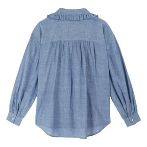 Emile et Ida - Célia Chambray Bluz | Mavi