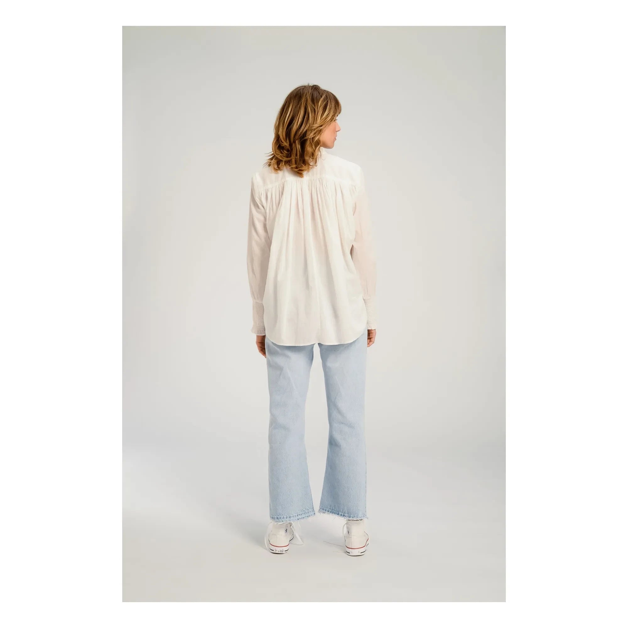 Virginie de Vinster - Santiago Bluse | Weiß