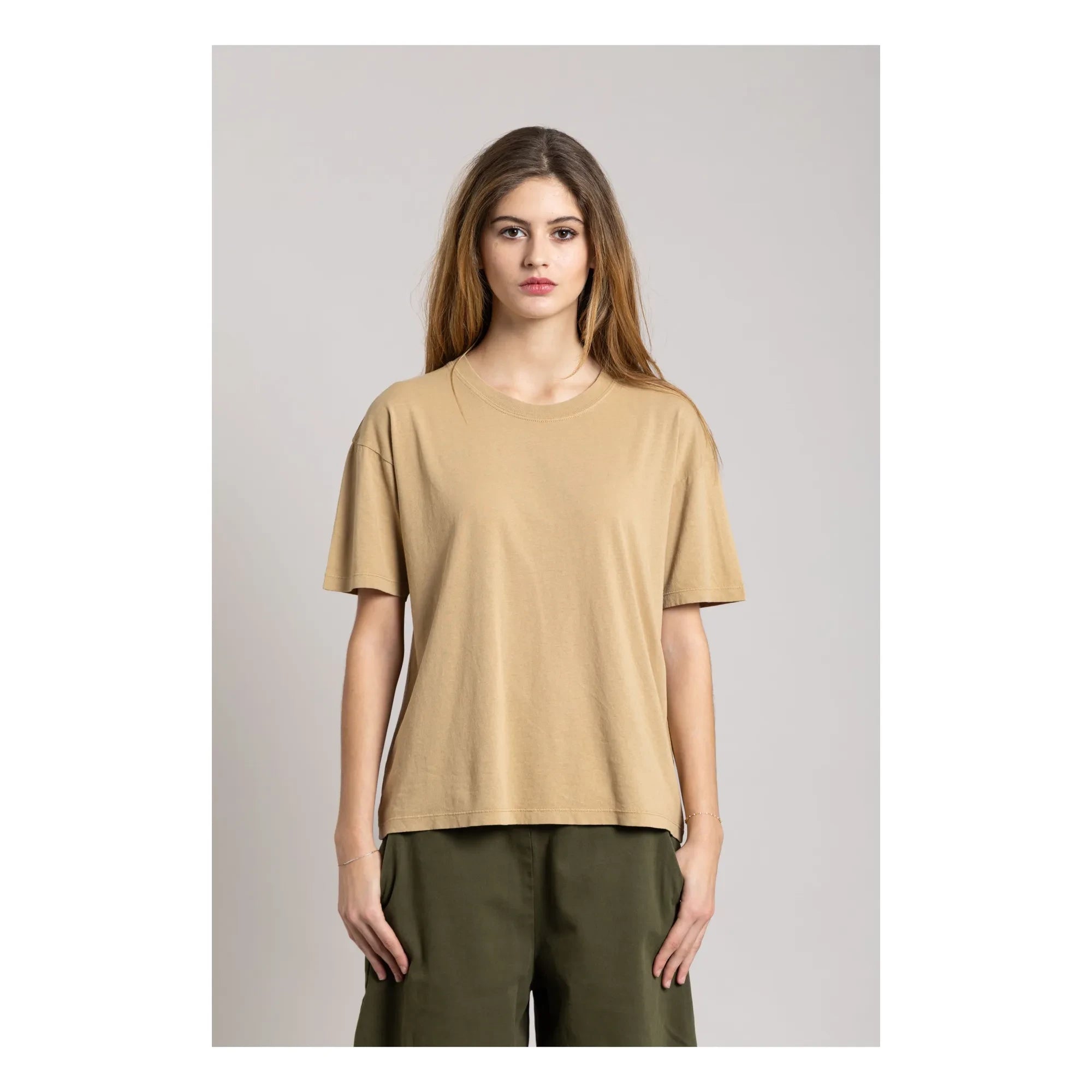 Smallable Woman - Hana T-Shirt aus Bio-Baumwolle | Camel