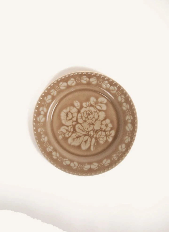 Olsson & Jensen - Rosen-Dessertteller - 6er-Set | Beige-Rosa