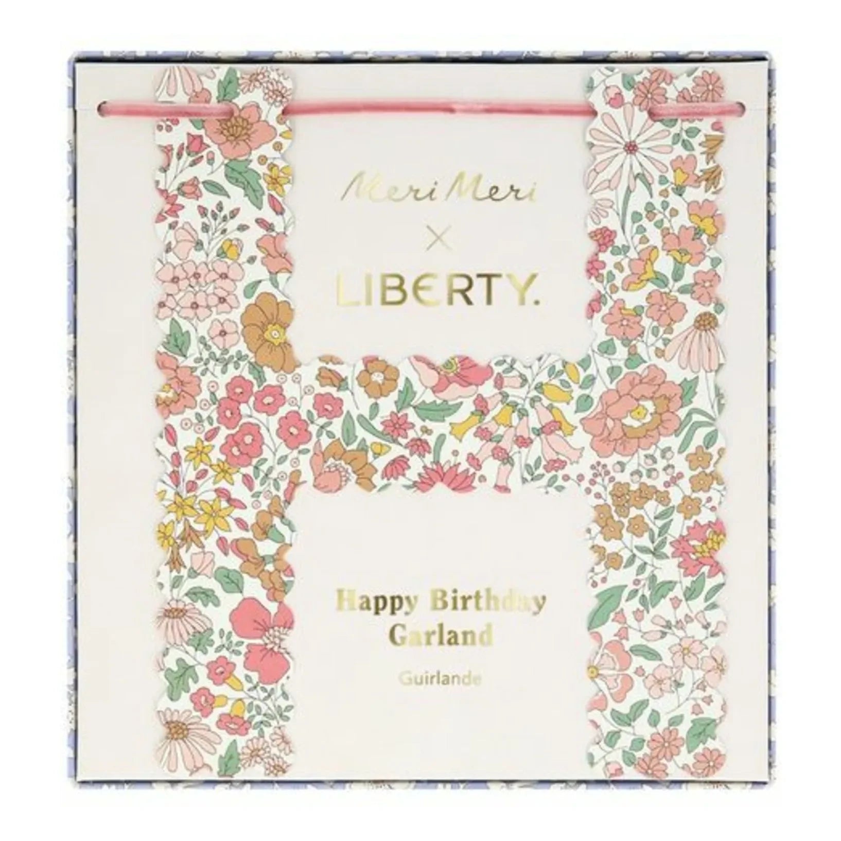 Meri Meri - Happy Birthday Wimpelkette - Meri Meri x Liberty