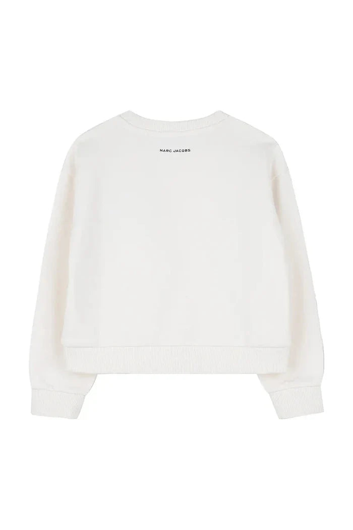 Marc Jacobs çocuk pamuklu sweatshirt