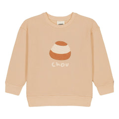 Studio Bohème - Bart Chou Bio-Baumwoll-Sweatshirt | Beige