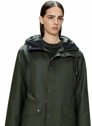 Rains - Langer Parka Nome W3T3 | Dunkelgrün