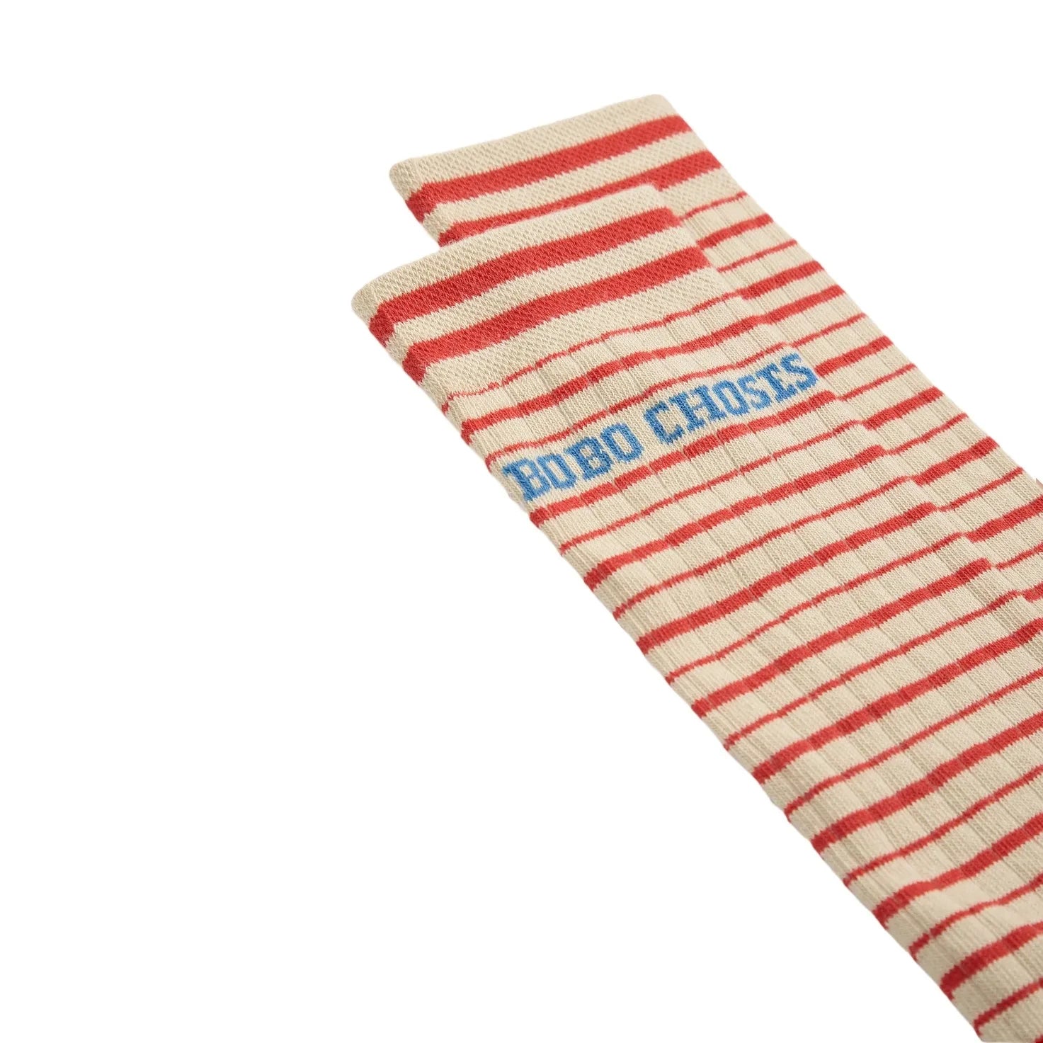 Bobo Choses – Gestreifte Socken aus Bio-Baumwolle | Ecru