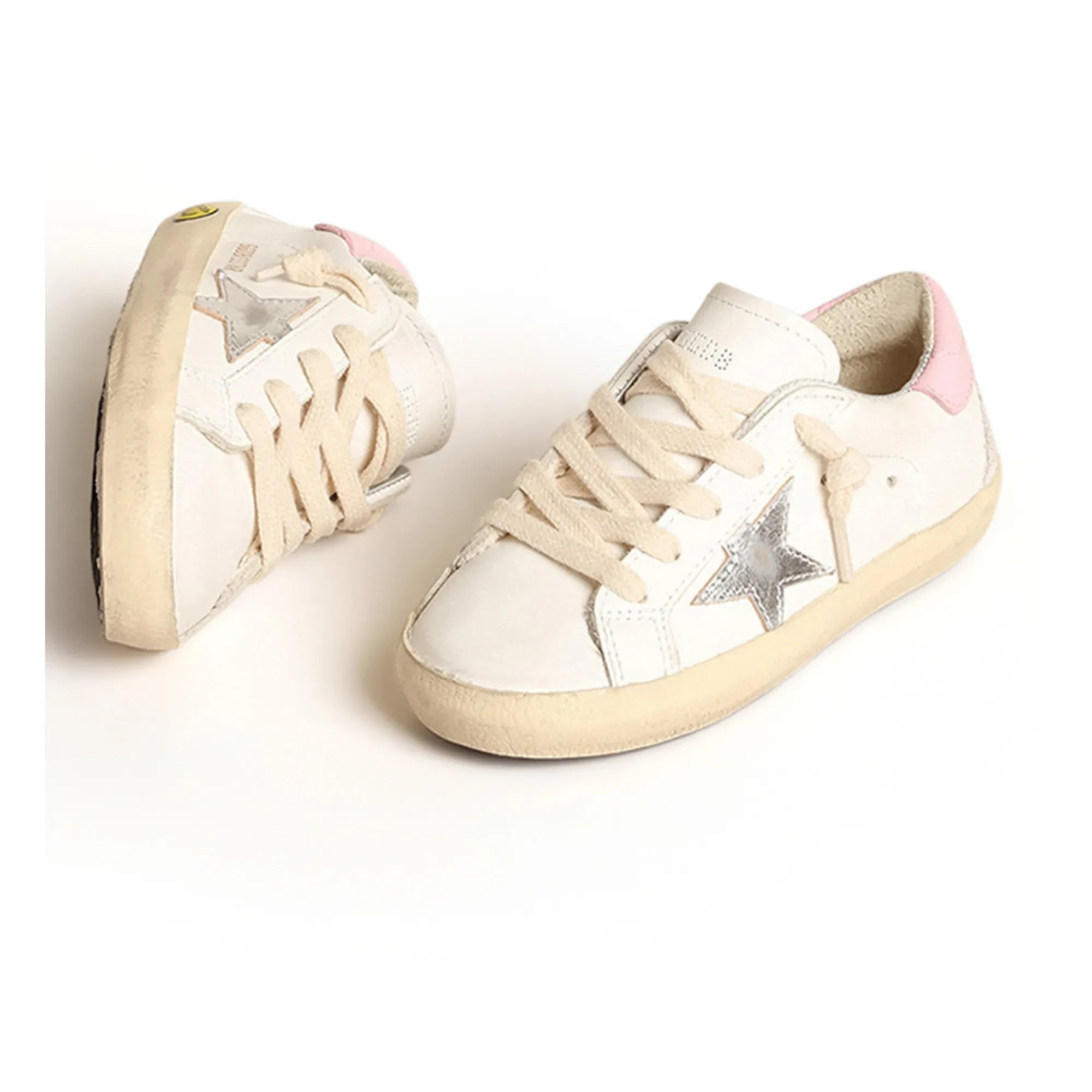 Golden Goose – Super-Star Schnür-Sneakers | Pink