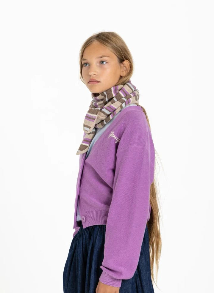 Smallable Kid - Alvi Glow Up Wolle Cardigan | Zartrosa