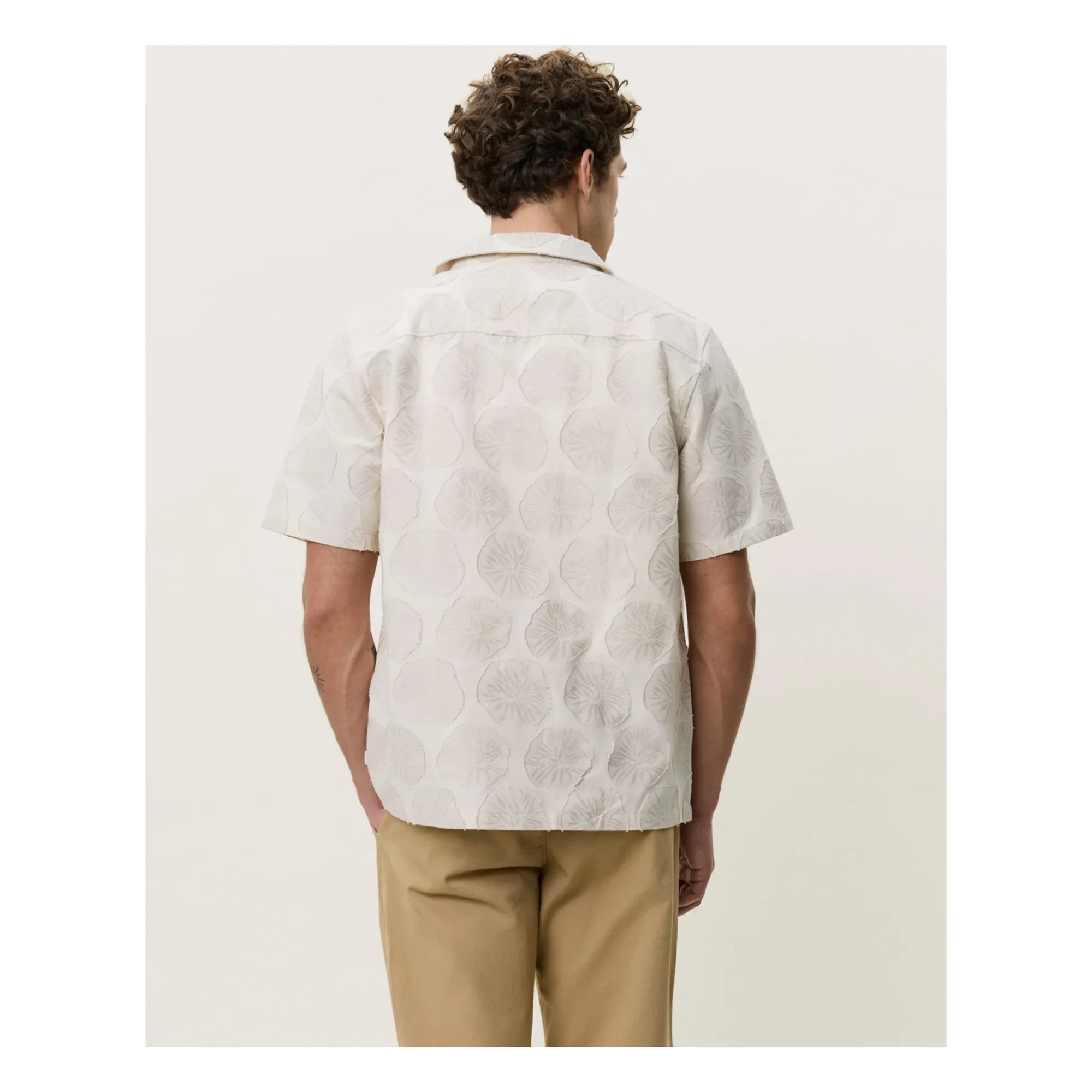 Les Deux - Dahlia Jacquard Hemd | Beige