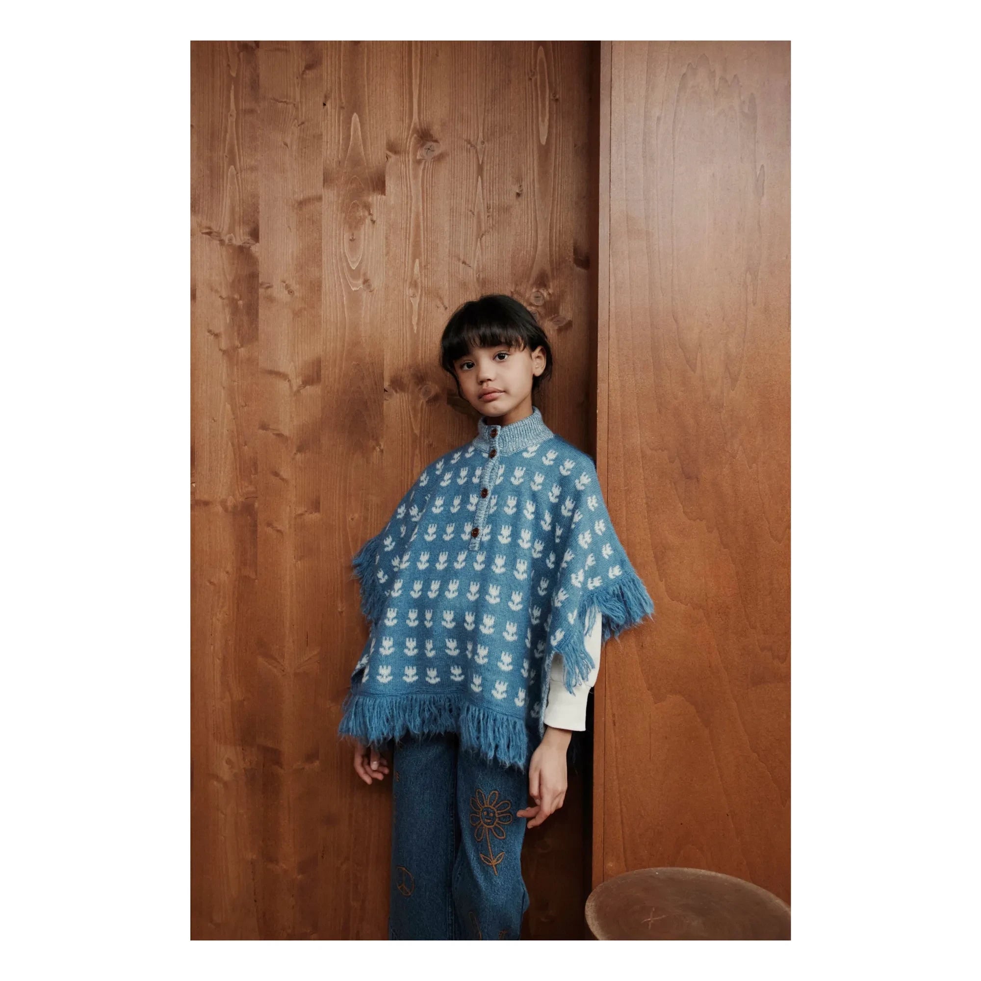 Emile et Ida - Lale Wollponcho | Blau