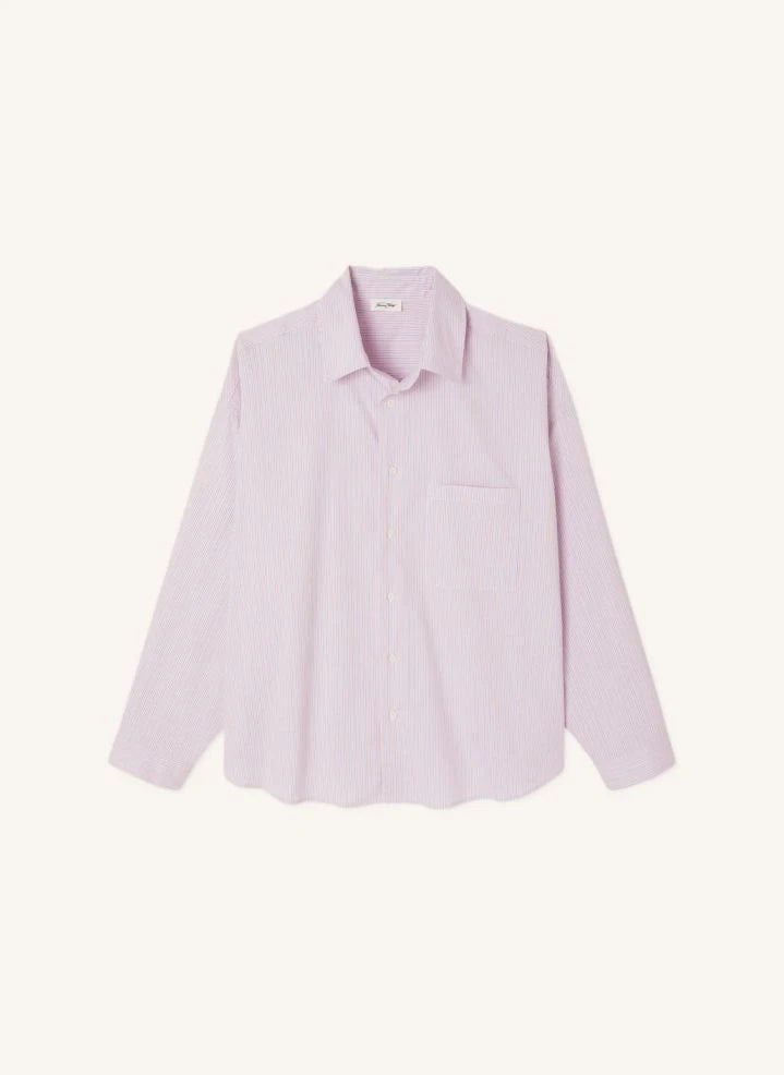 American Vintage - Soa Çizgili Gömlek | Marled pembe