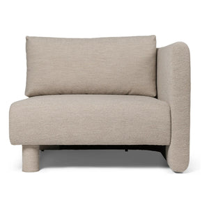 Ferm Living - Dase Bouclé Sofa rechtes Modul | Beige