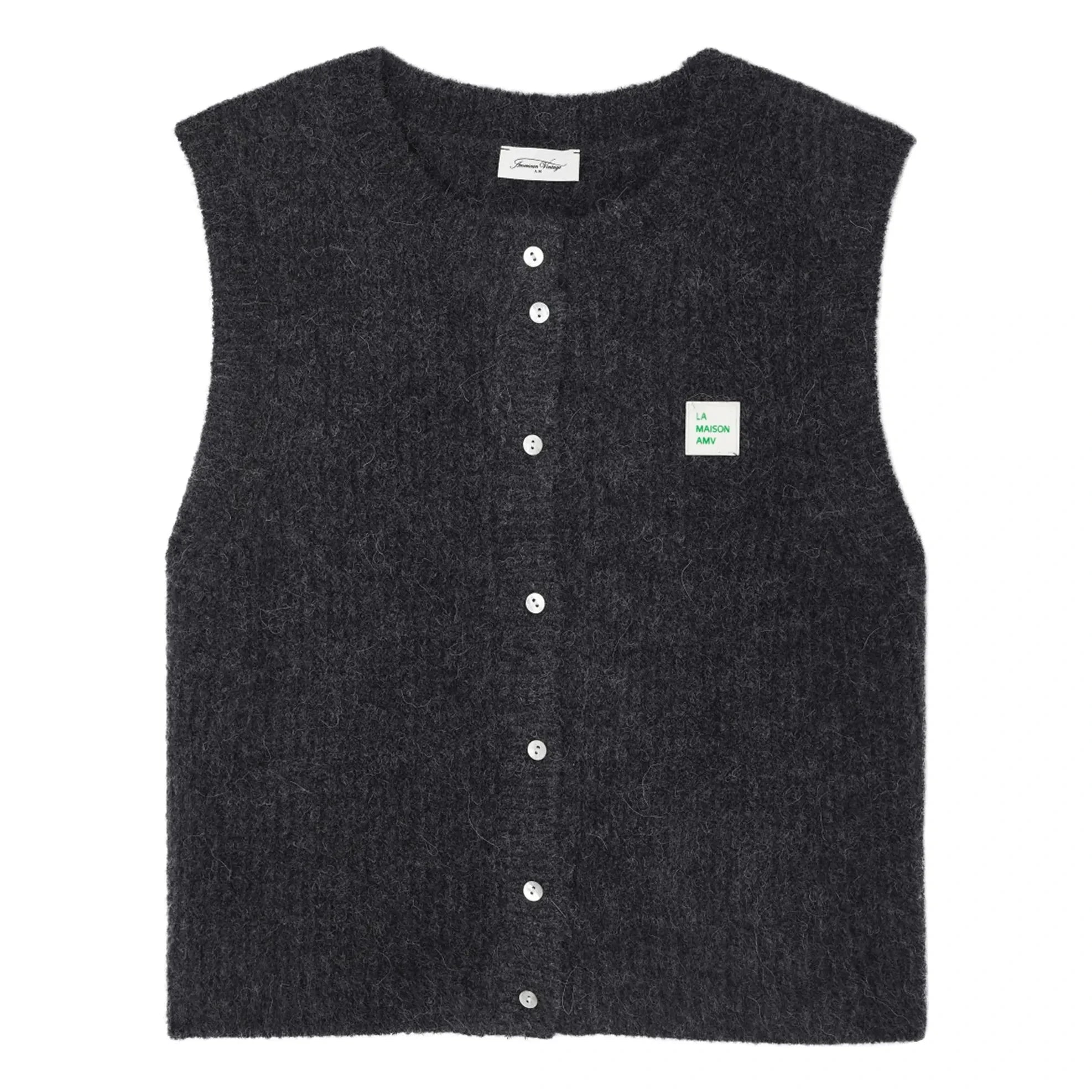 American Vintage - East Laine Strickjacke | Anthrazit