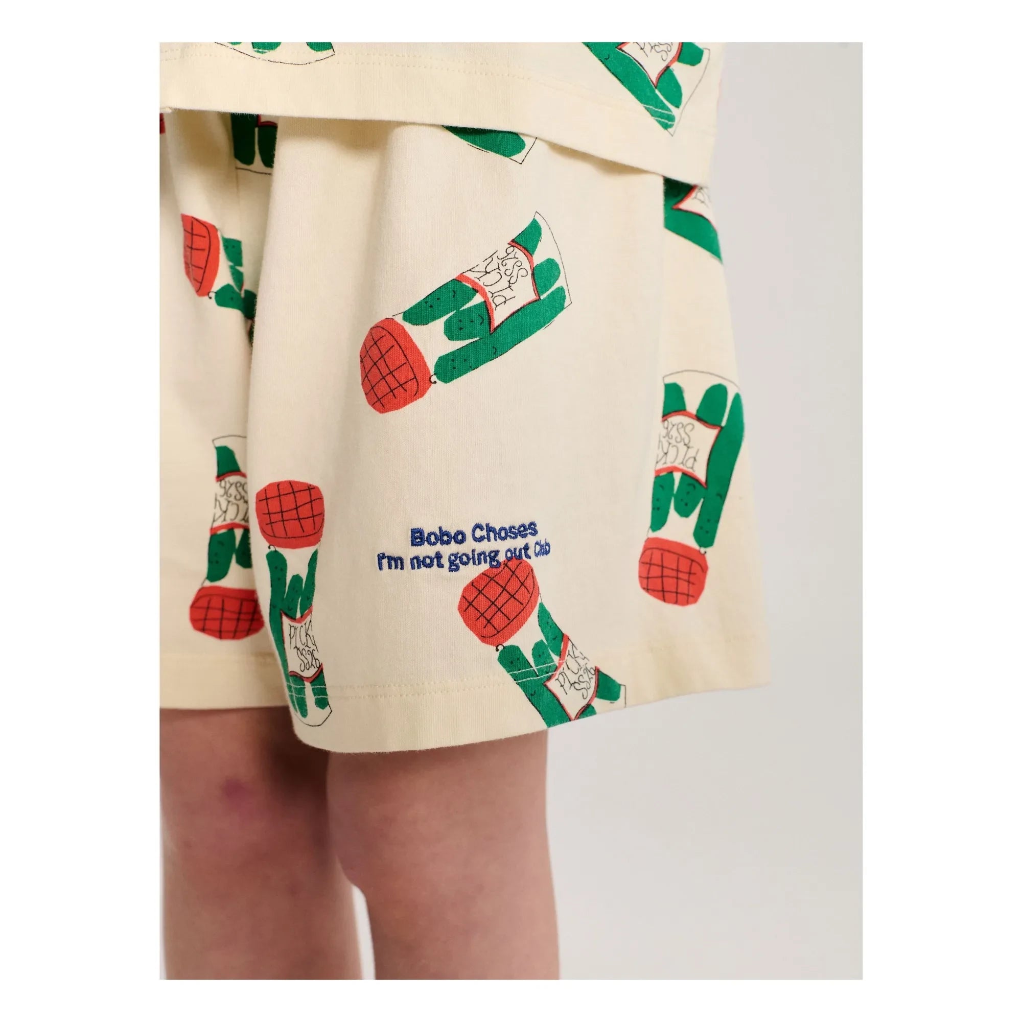 Bobo Choses - Pickles Set aus Bio-Baumwollhemd und Shorts | Ecru