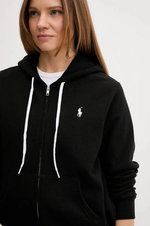 Polo Ralph Lauren Kadın Kapüşonlu Fermuarlı Pamuklu Sweatshirt