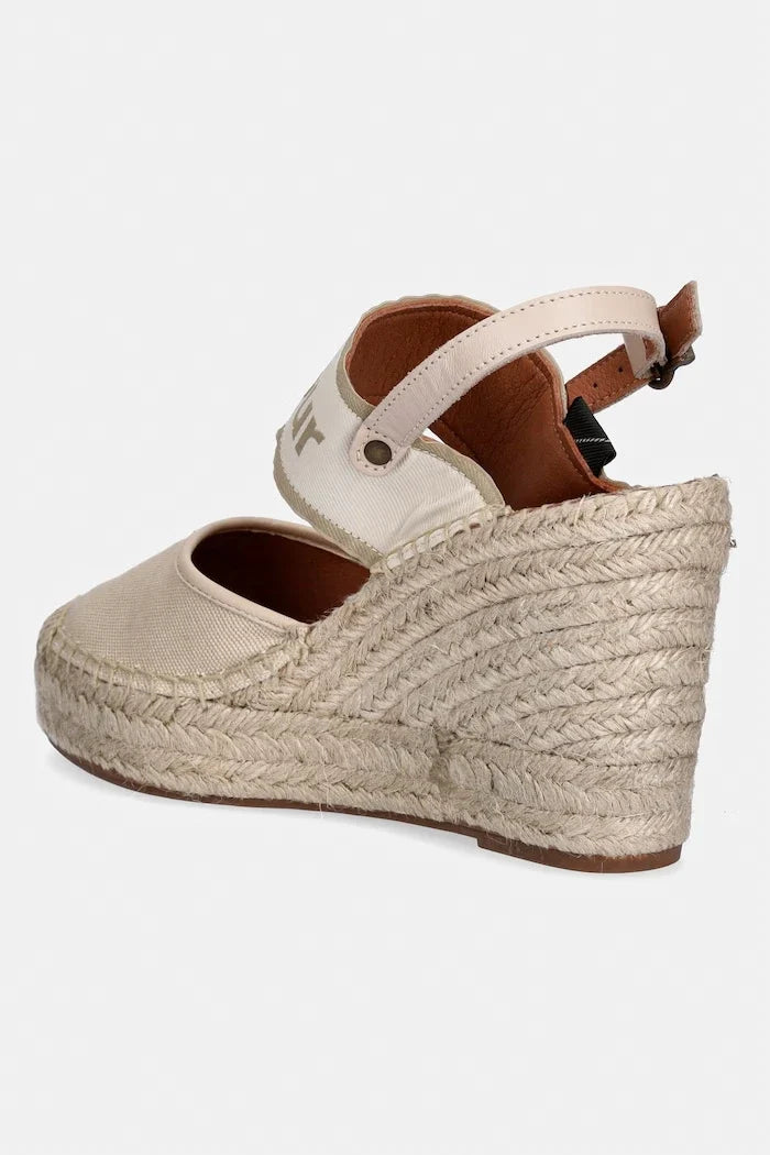 Barbour kadın açık topuk espadril ayakkabılar Lyndhurst