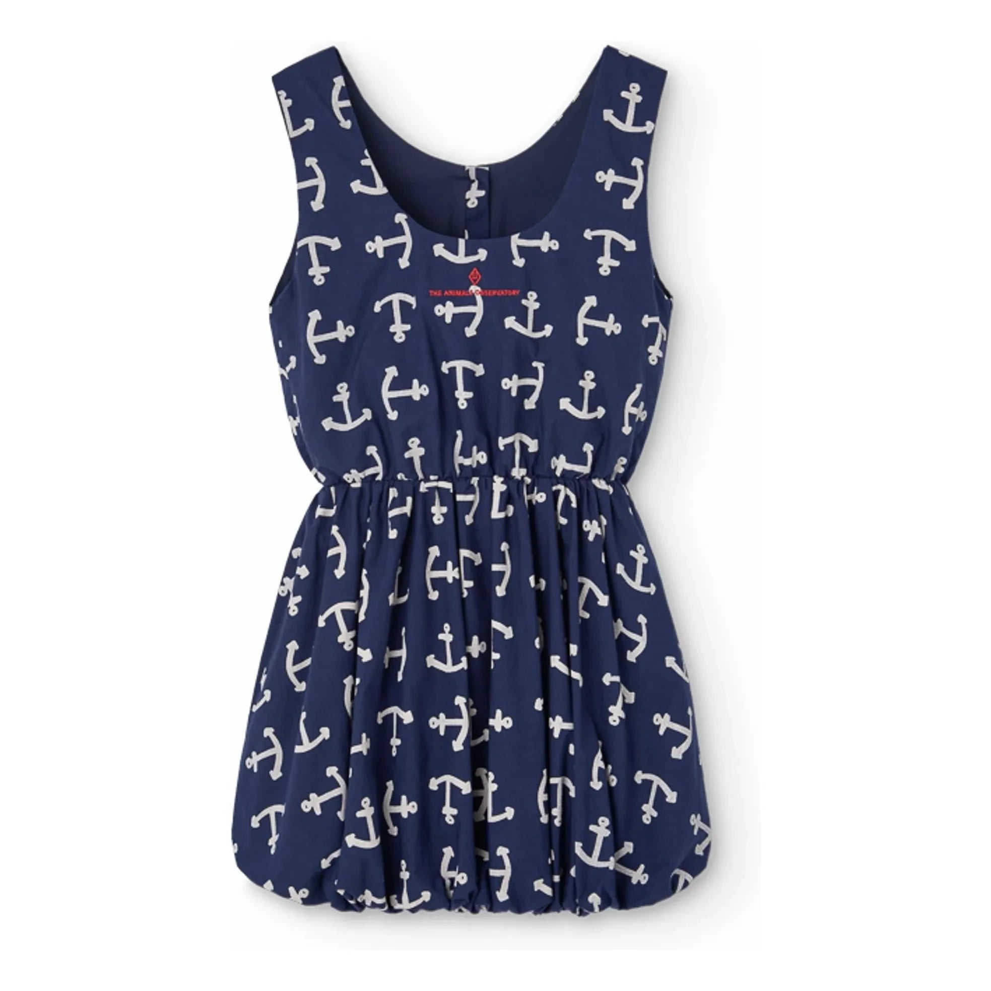 The Animals Observatory - Flamingo Bio-Baumwollkleid | Marineblau