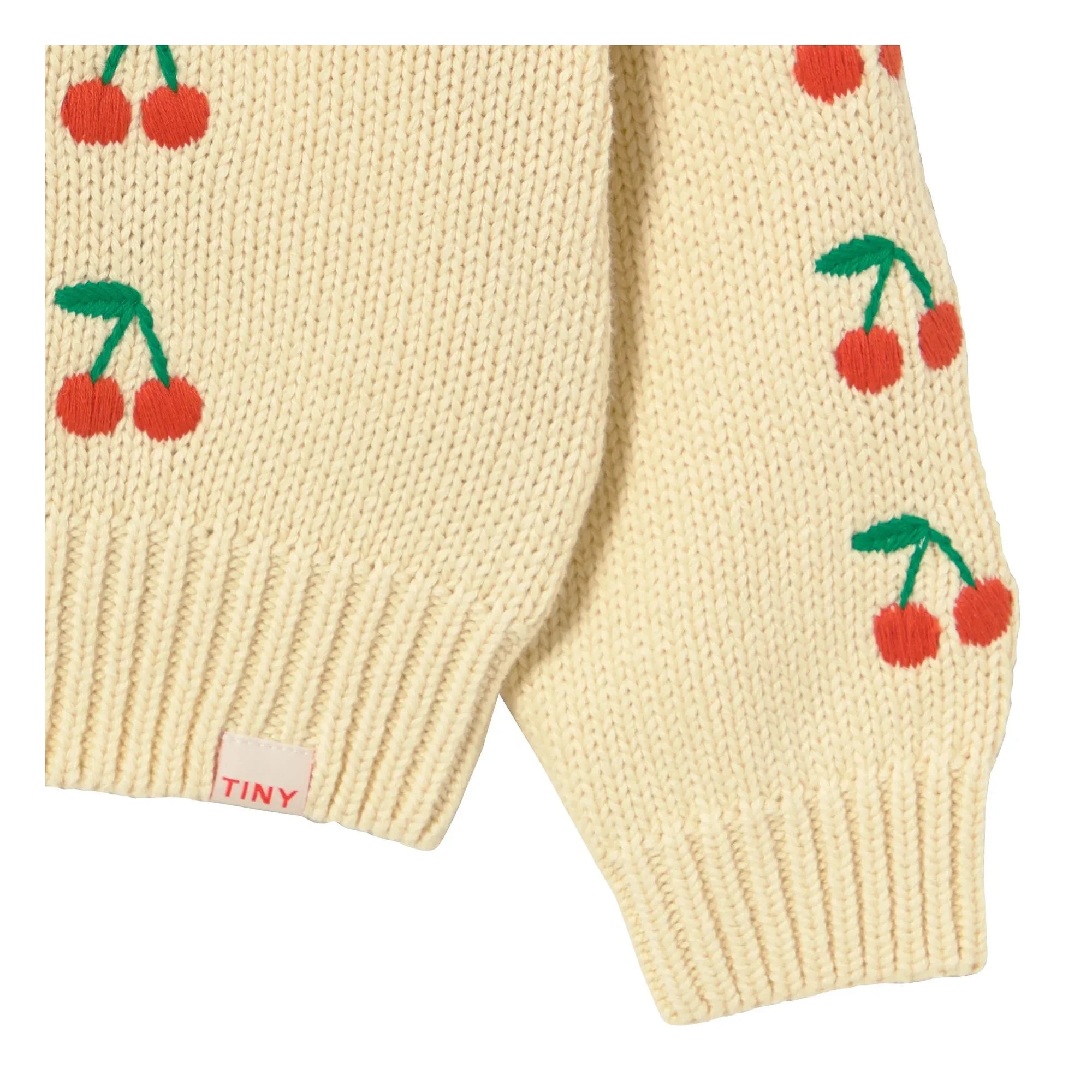 Tinycottons - Cherry Pullover | Blassgelb