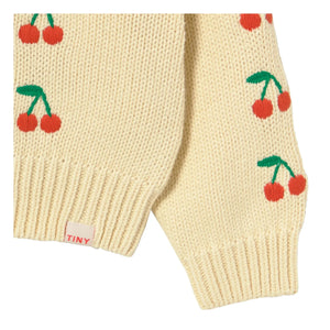 Tinycottons - Cherry Pullover | Blassgelb