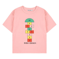 Bobo Choses - Marelle Bio-Baumwoll-T-Shirt | Rosa