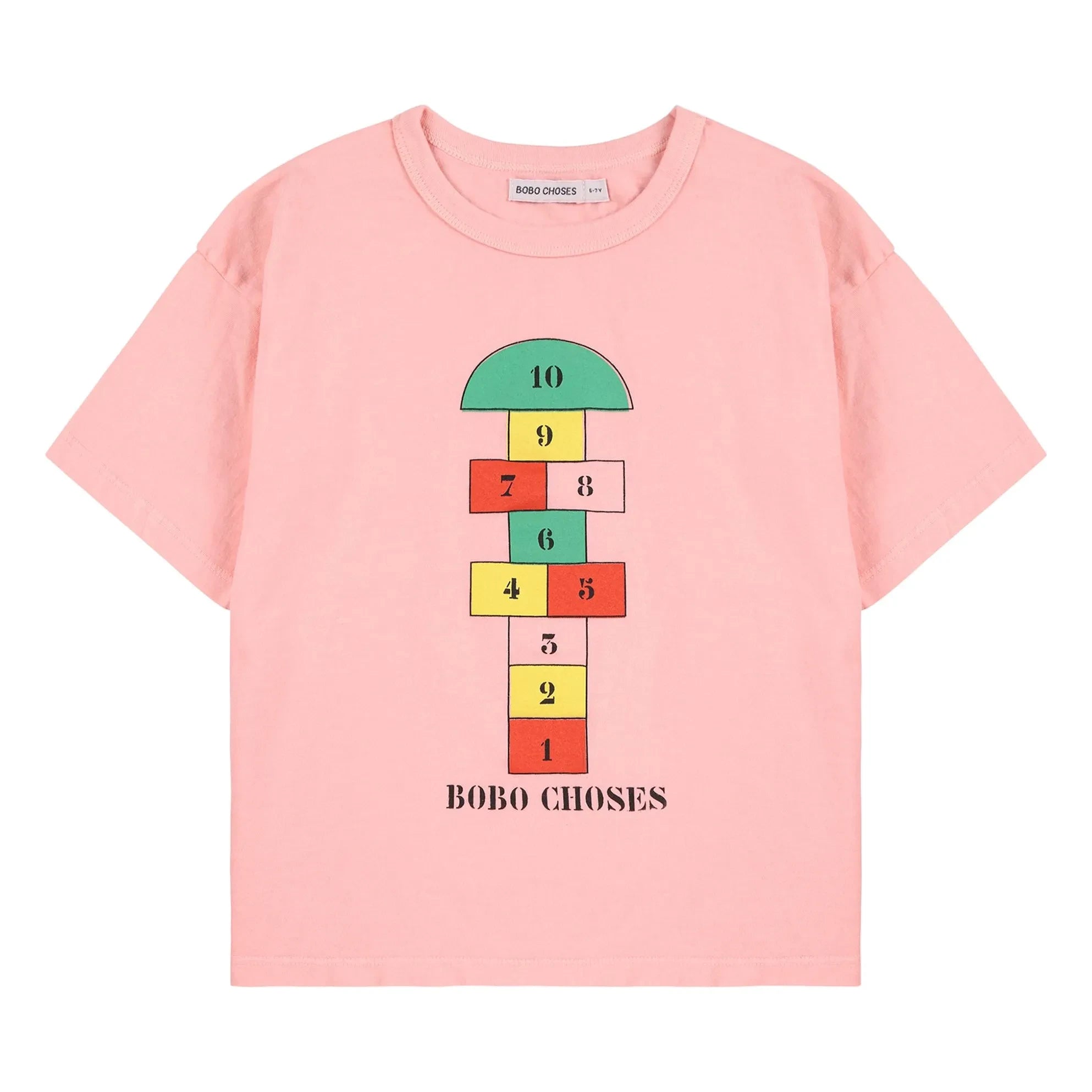 Bobo Choses - Marelle Bio-Baumwoll-T-Shirt | Rosa