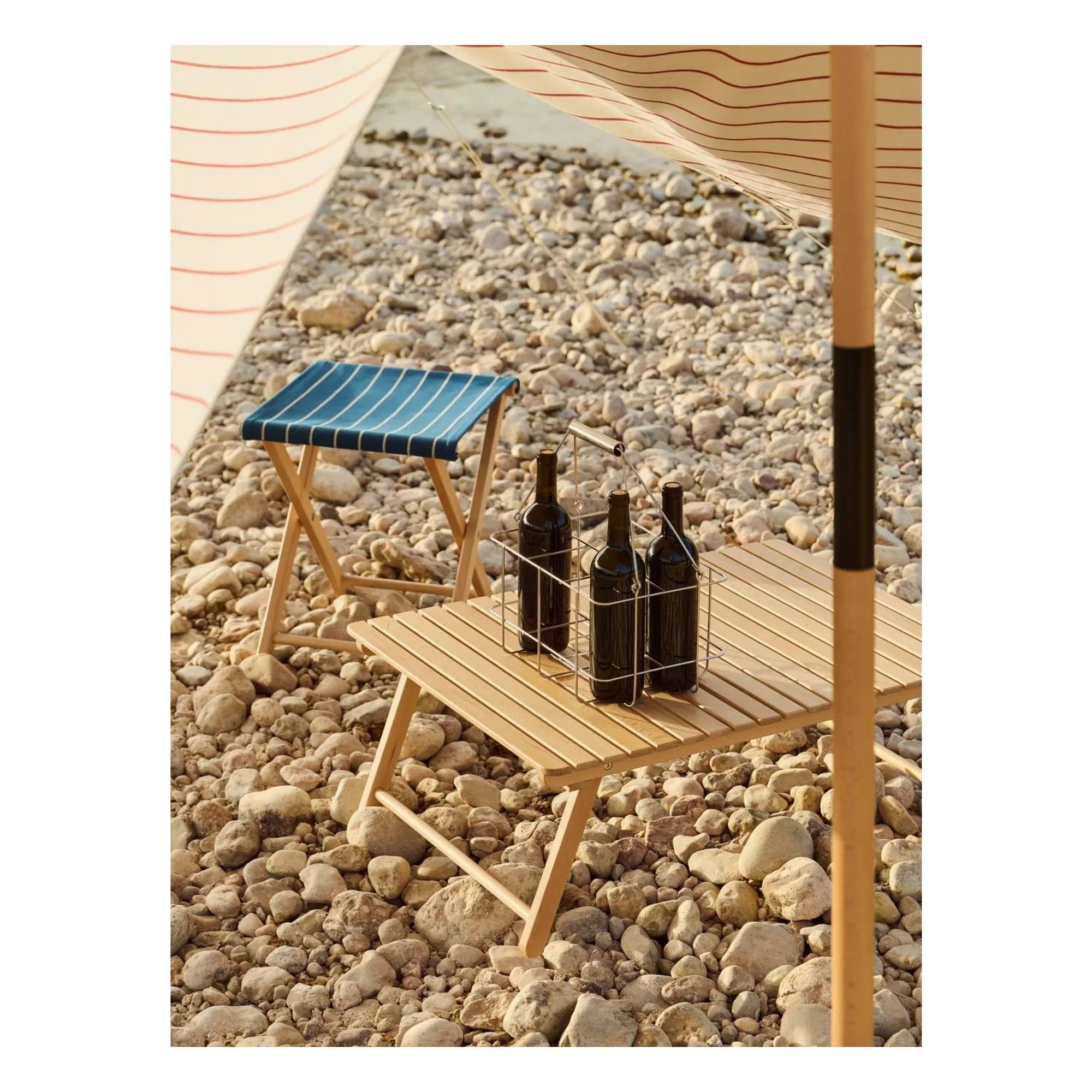 Hay - Outdoor Market katlanır tabure, Jasper Morrison | Mavi