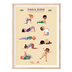 Ma petite vie - Yoga-Trainingsplakat