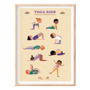 Ma petite vie - Yoga-Trainingsplakat
