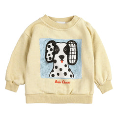Bobo Choses – Dalmatinisches Sweatshirt für Babys aus Bio-Baumwolle | Gelb