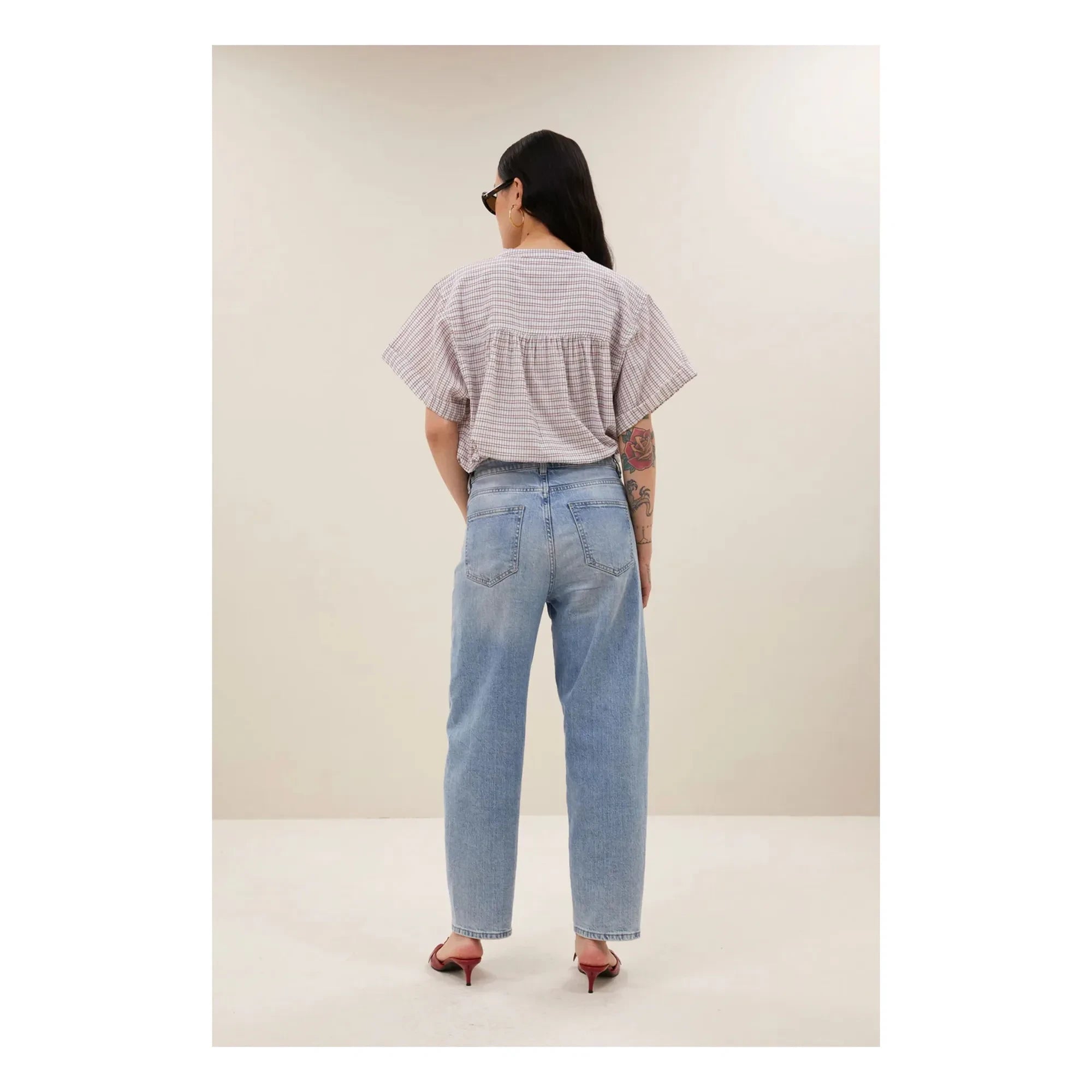 By Bar - Alex Bluse aus Bio-Baumwolle | Creme
