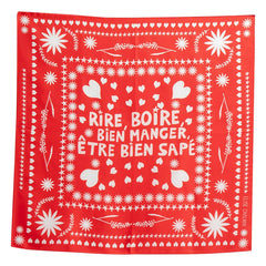Elise Chalmin - Ben Bandana Seidentuch | Rot