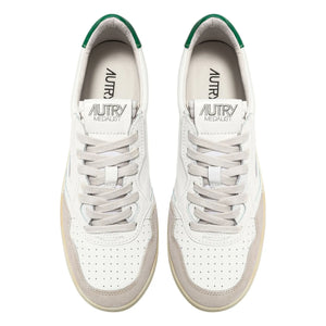 Autry - Medalist Düşük deri ve süet sneakers | Yeşil