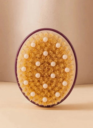 La Bonne Brosse - Talm Körperbürste x La Bonne Brosse Nr. 02 - Für normale Haut | Aubergine