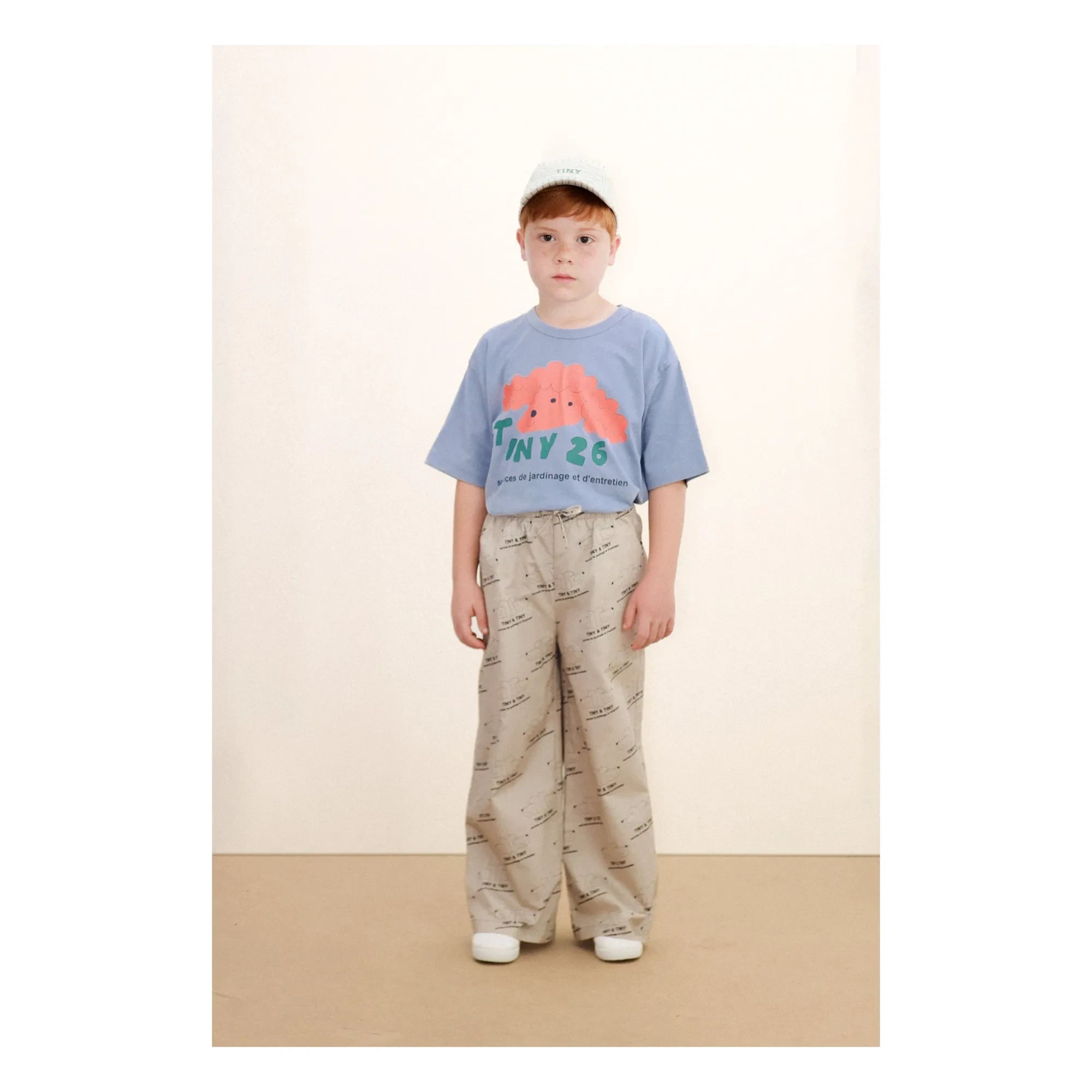 Tinycottons - Tiny 26 T-Shirt aus Bio-Baumwolle | Grau-Blau